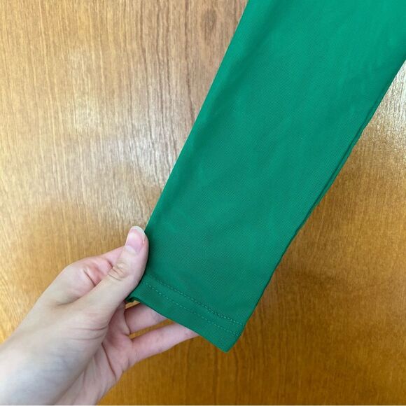 Selfie Leslie Dream Catcher Long Sleeve Ruched Mini Dress Green Size XL - Picture 2 of 10